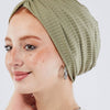 Ripped Turban - Light Green