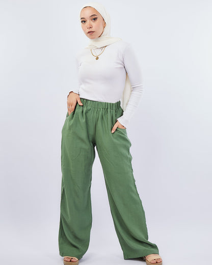 Wide Linen Pants