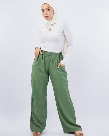 Wide Linen Pants