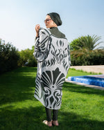 Cash Palm | Modest Swimwear for Women | Tie Shop | White & Green