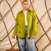 Oversize Poplin Shirt - Green