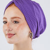 Ripped Turban - Purple