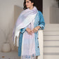 Warm Shawl | Soft & Cozy Winter Accessory | Tie Shop | Lavender - Baby Blue - Blush Pink