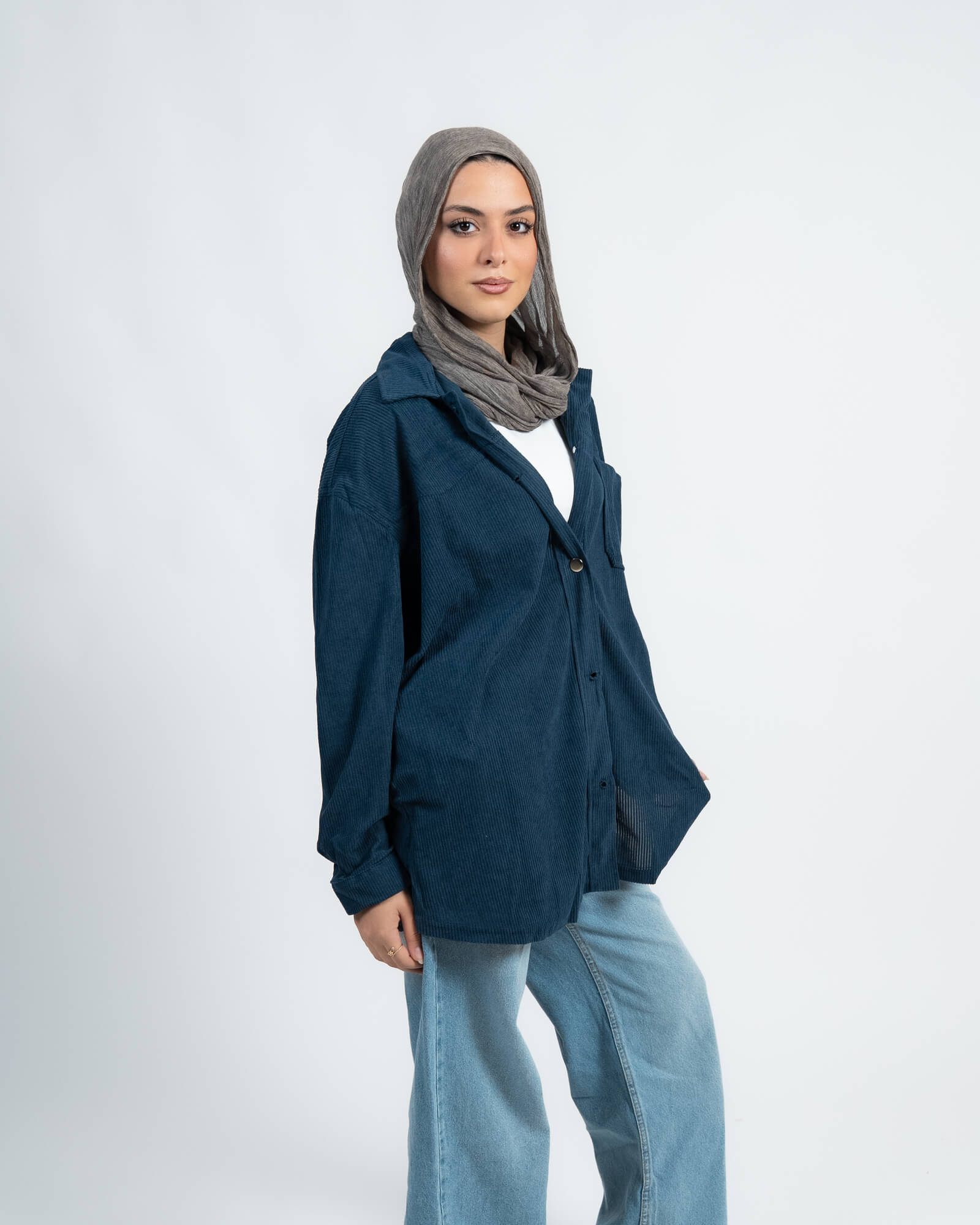 Tie Shop | Ribbed Velvet Shirt