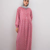 Linda Dress - Pink - Off White