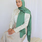 Tie Shop | Plain Wide Satin Scarf |طرحة ستان ساده - ايشارب ستان