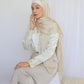 Tie Shop | Plain Wide Satin Scarf |طرحة ستان ساده - ايشارب ستان