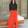 Plain Cover-Up - Dark Orange