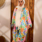 Printed Satin Kimono