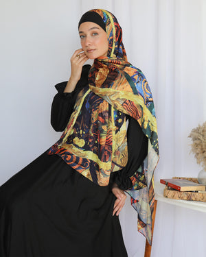 Tie Shop | Inca Gold طرحة ستان - ايشارب ستان