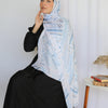 Chic Fleurs - White - Baby Blue