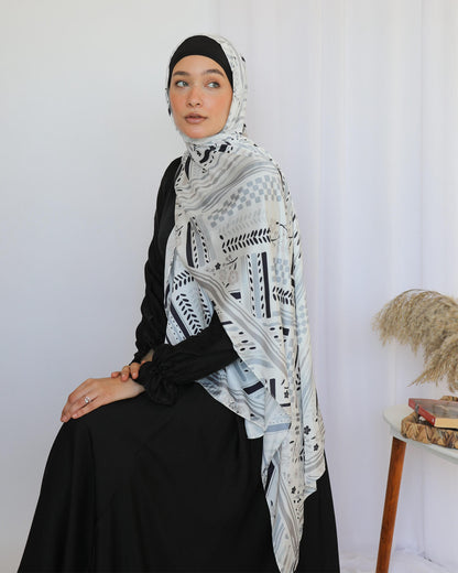 Tie Shop | Chic Fleurs طرحة شيفون - ايشارب شيفون