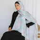 Tie Shop | Tuscany Mist Rectangle Printed Satin Scarf