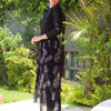 Printed Cover-Up - Black - Yellow - Red