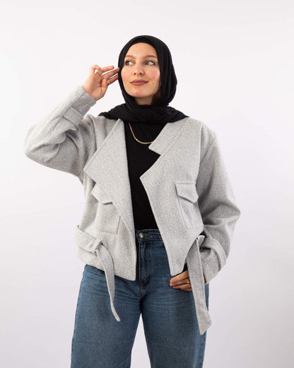 Crop Notched Jacket