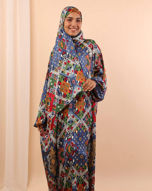 Tie Shop | Printed Satin Isdal | اسدال ساتان مطبوع