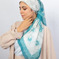 Tie Shop | Square Printed Crepe Chiffon	