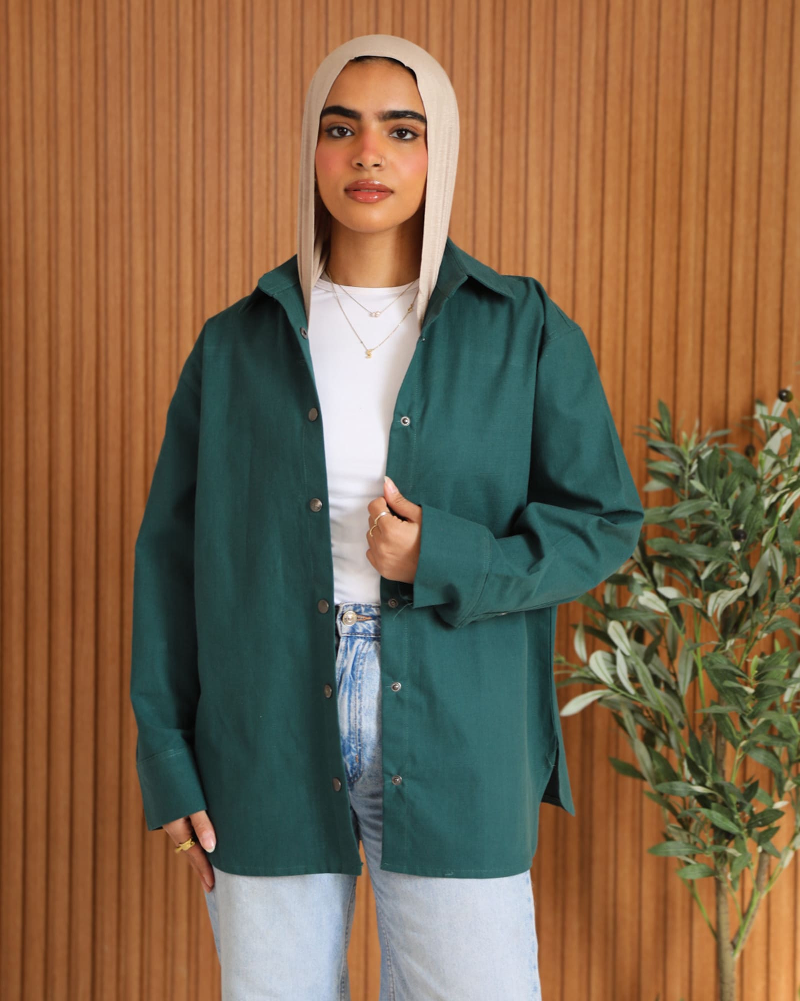 Tie Shop | Modest Wear | Button Style Shirt | Simply Linen Shirt