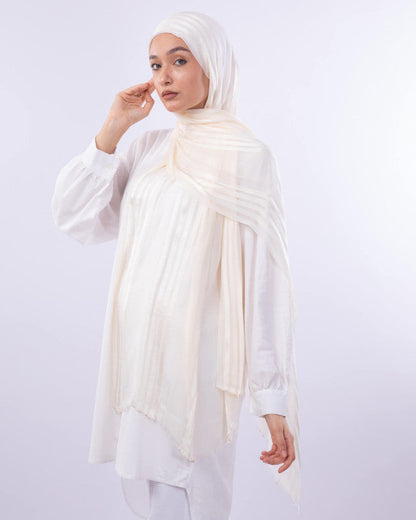 Satin Striped Kuwaiti Scarf