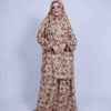 Printed Viscose Isdal Two Pieces - Beige - Brown