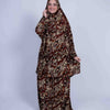 Printed Viscose Isdal Two Pieces - Brown Tiger Print