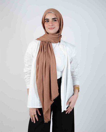 Crinkled Modal Scarf