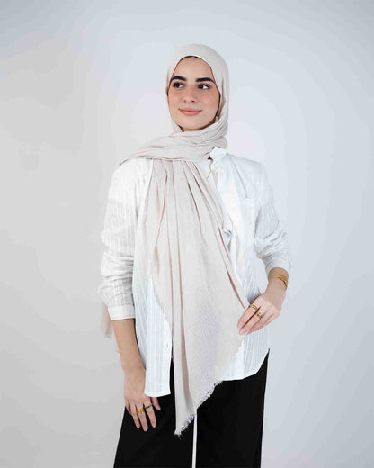Crinkled Modal Scarf