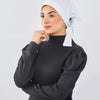 Triangle Bonnet - White