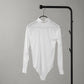 Tulle High-Neck Top