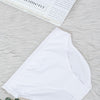 Basic Cotton Bikini - White