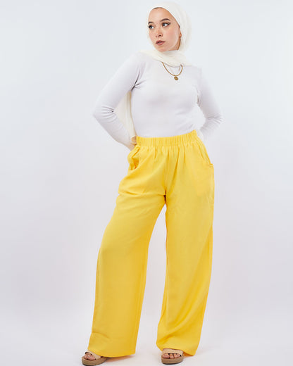 Wide Linen Pants