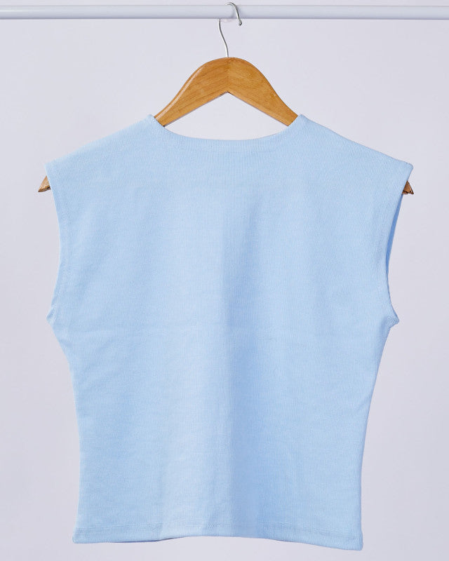 Tie Shop| Sleeveless Cotton Bodysuit | Soft | Practical | بادى قطن