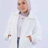 Teddy Sweater - White