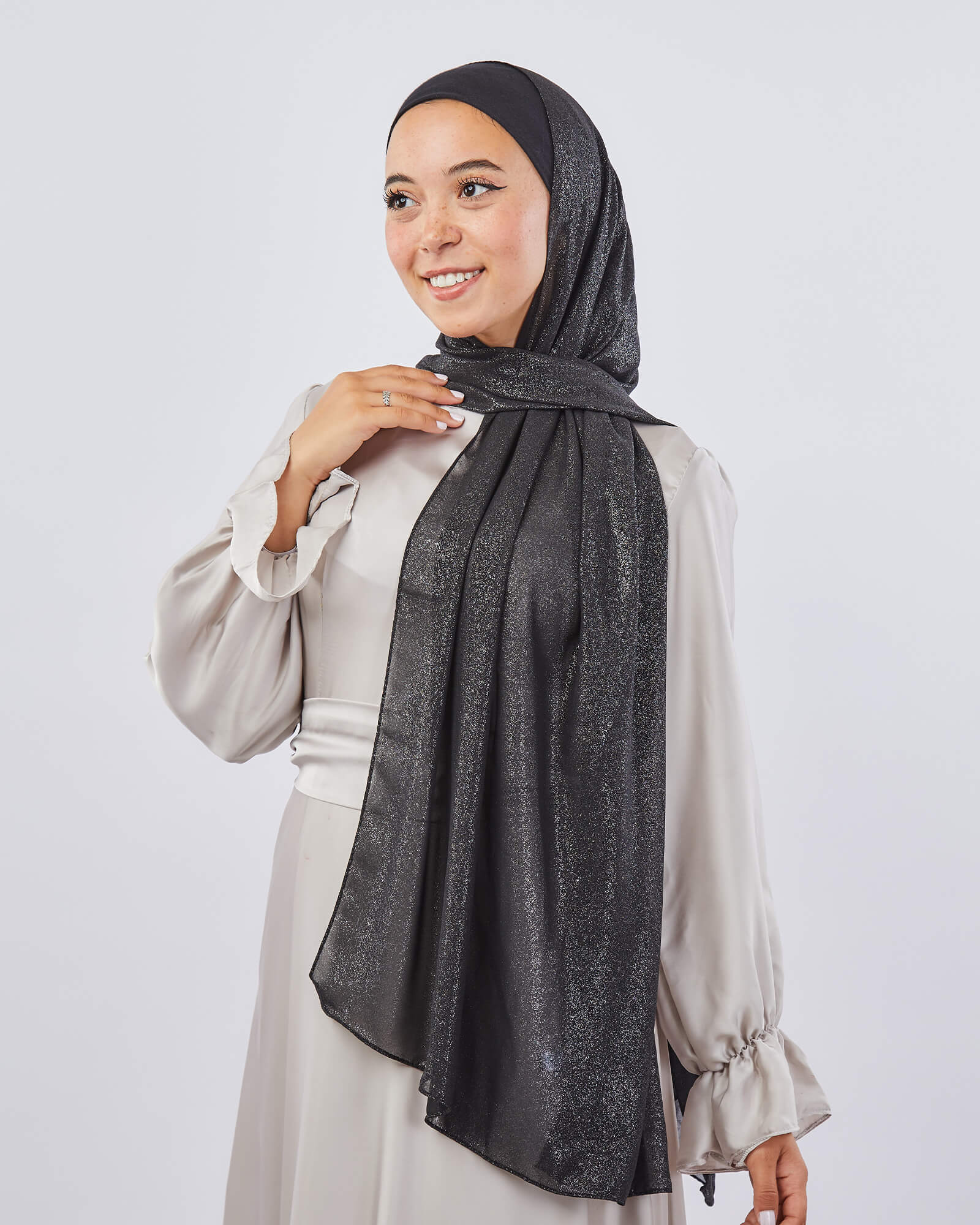 Tie Shop | Shimmery Chiffon Scarf طرحة شيفون سادة - ايشارب شيفون سادة