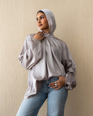 Vela blouse | Most suitable blouse for women | Tie Shop | Vela blouse | Light Green