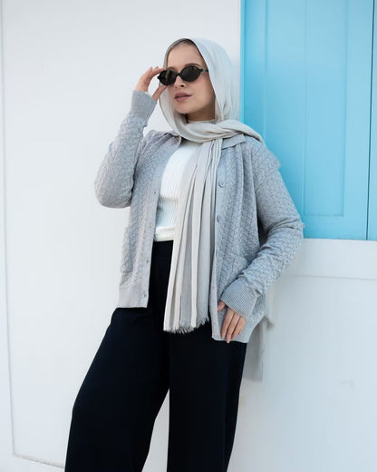 Knit cardigan