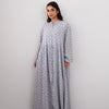 Linda Dress - Baby Blue - Dark Blue