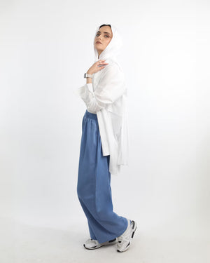 Flowy Denim Pants