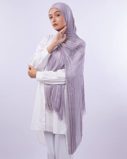 Satin Striped Kuwaiti Scarf