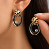 Luna Earrings - Gold / Black