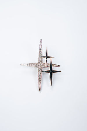 Zia pin | Elegant Timeless Fashion Accessory | Tie Shop | silver