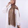 Soft Kuwaiti scarf - Brown