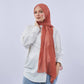Tie Shop | Plain Crinkled Chiffon طرحة شيفون سادة  