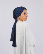 Tie Shop | Crinkled Turban With Ribbon تربون كوريشة