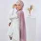 Tie Shop | Plain Wide Crinkled Chiffon | طرحة شيفون سادة - ايشارب شيفون سادة 