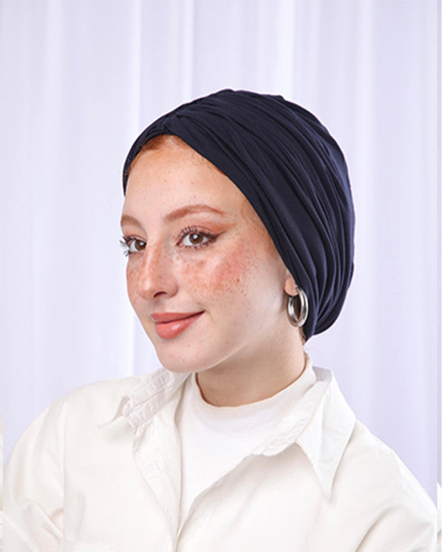 Tie Shop | Pleated Cotton Turban	تربون قطن  - تربون قطن