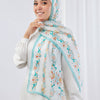 Blossom Chains - White - Turquoise