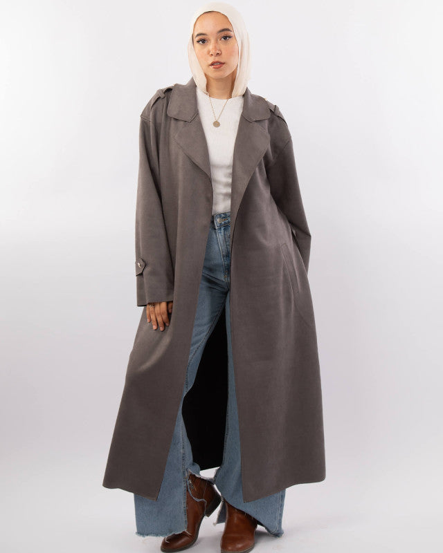 Modish Trench Coat جاكت طويل - بالطو طويل