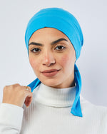 Tie Shop | Cotton Bonnet With Ribbon	بونية قطن  - بونية تحت الطرحة - بونية تحت الحجاب - بونية تحت الايشارب