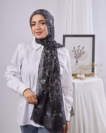 Tie shop | Printed Sequin Scarf	طرحة قطن  - ايشارب قطن